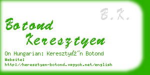 botond keresztyen business card